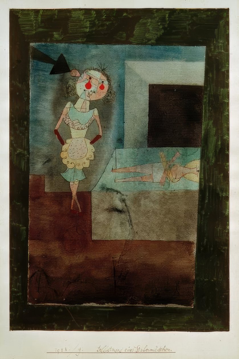 Samobójstwo pokojówki autorstwa Paul Klee