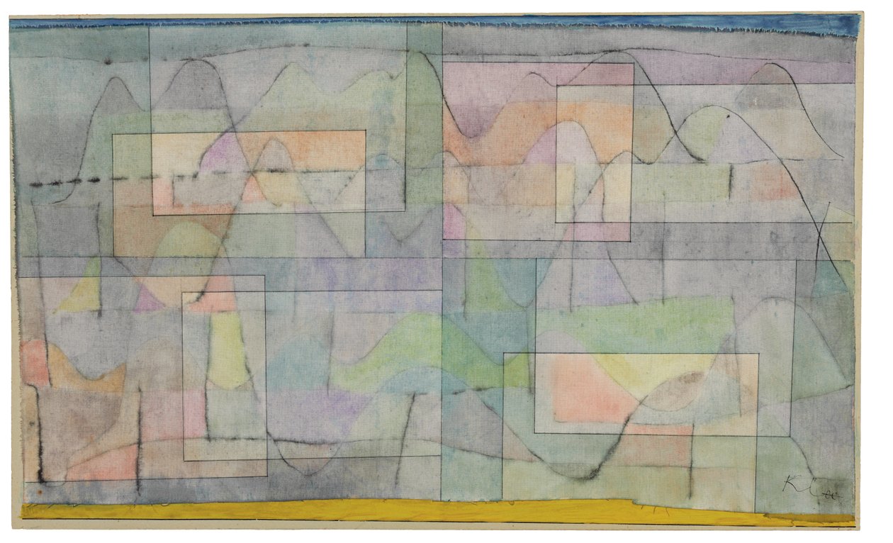 Liquidação no Hill Country; Siedlung im Hugellandpolish autorstwa Paul Klee