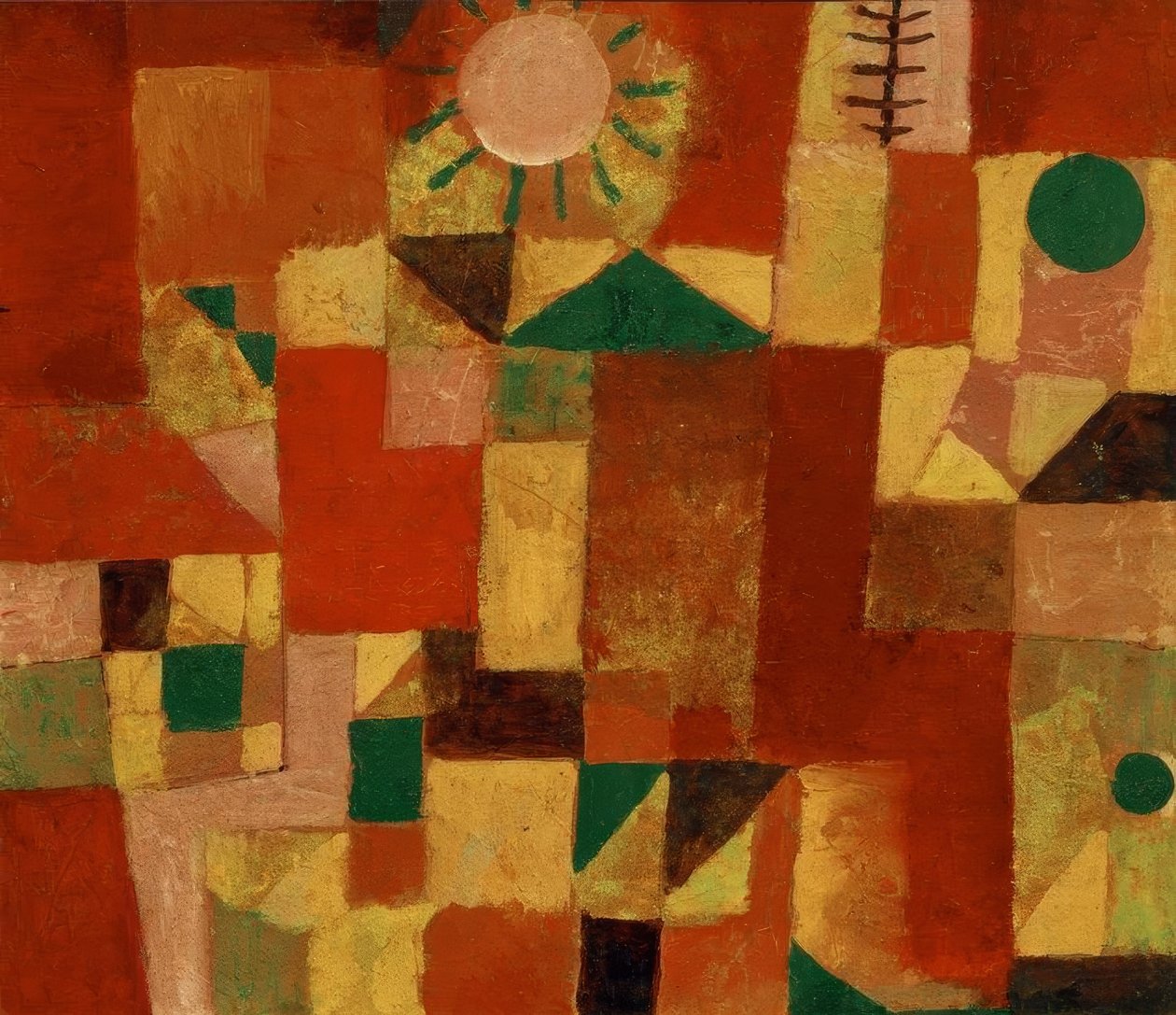 Słońce złoto autorstwa Paul Klee