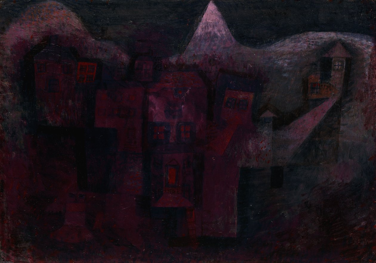 Południowa górska wioska; Sudliches Bergdorf autorstwa Paul Klee