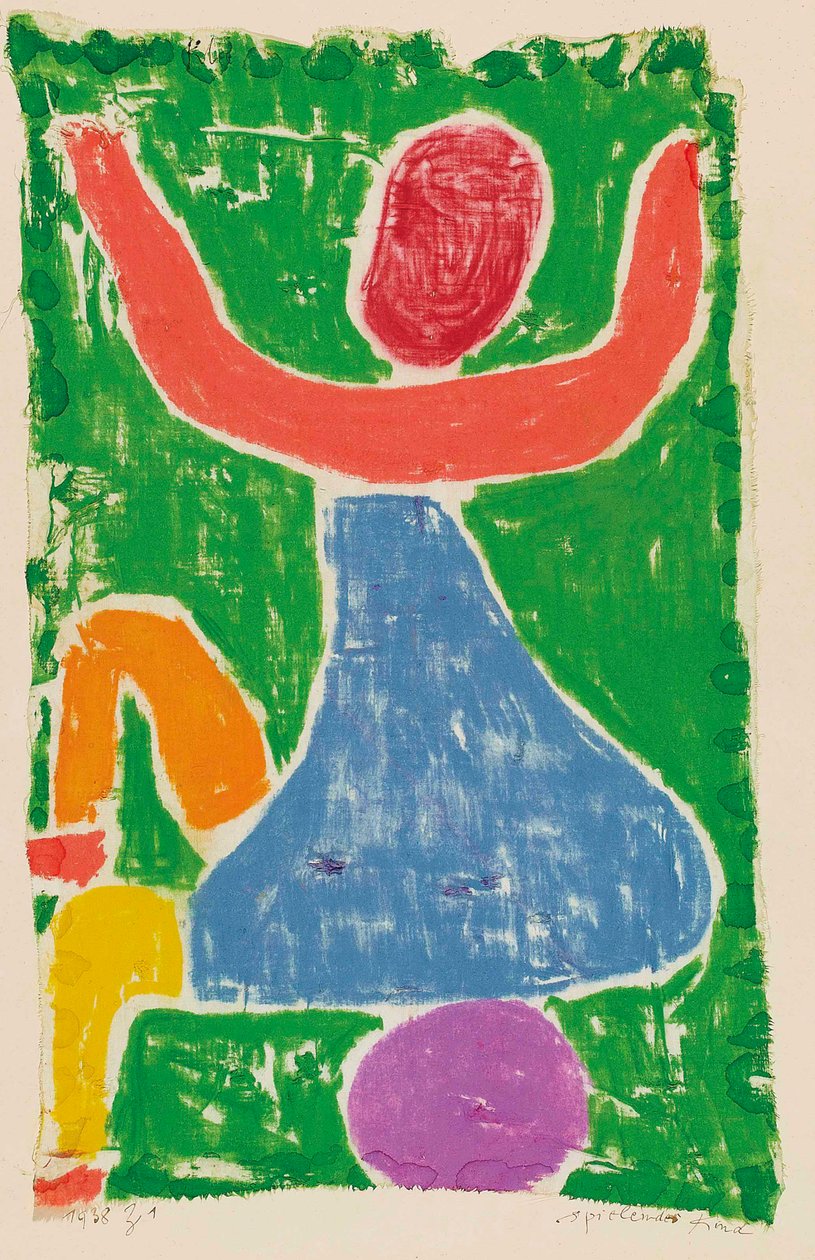 Bawiące się dziecko Bawiące się dziecko, 1938. autorstwa Paul Klee