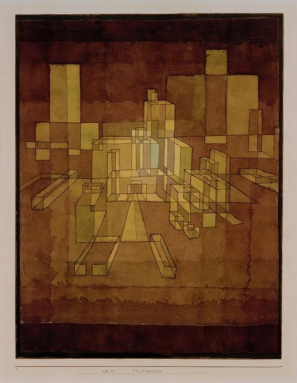Stadtperspective autorstwa Paul Klee