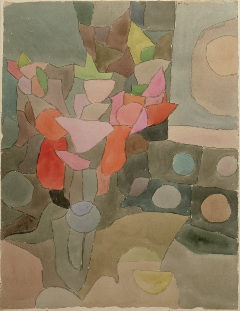 Martwa natura z mieczykami autorstwa Paul Klee