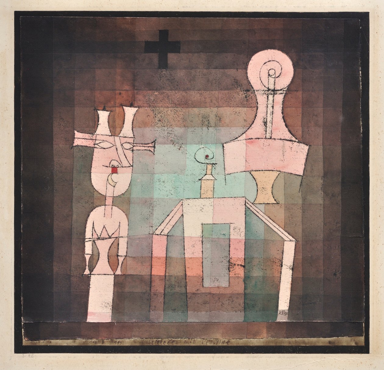 Martwa natura z rzeźbami Martwa natura z rzeźbami, 1923. autorstwa Paul Klee