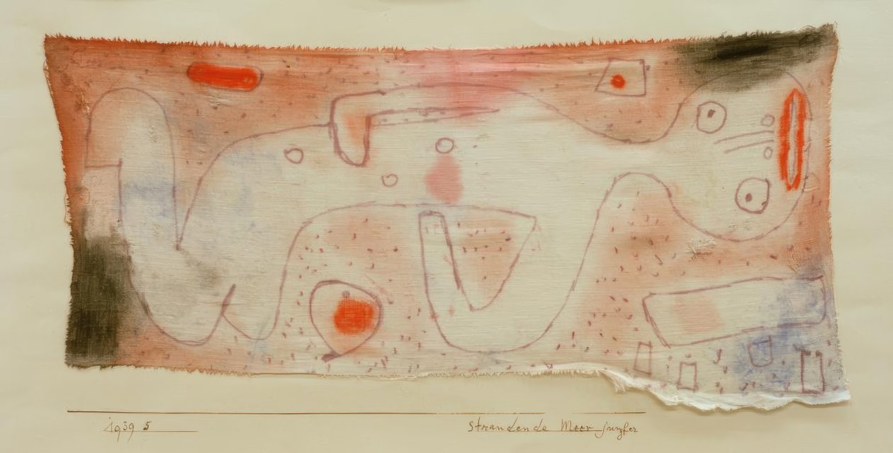 Syrena na plaży autorstwa Paul Klee