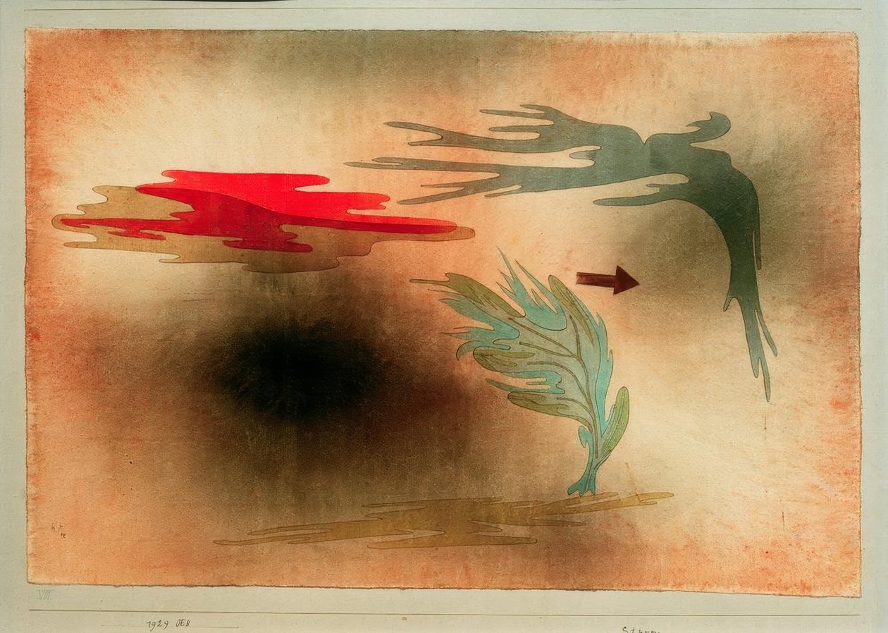 Burza autorstwa Paul Klee