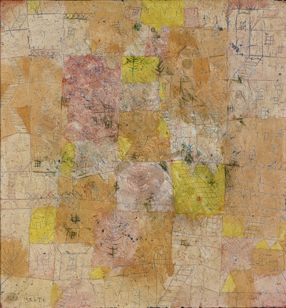 Podmiejska idylla autorstwa Paul Klee