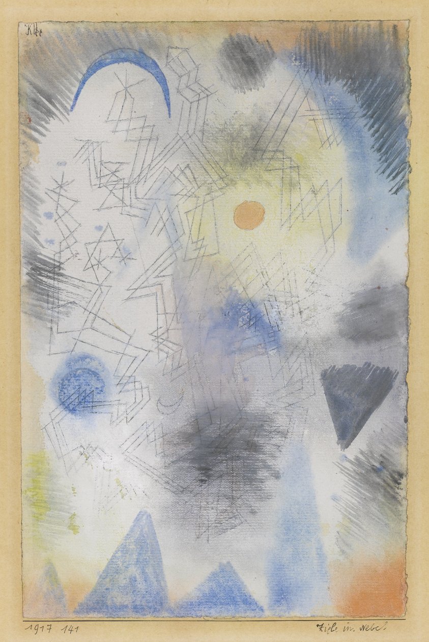 Cele we mgle, 1917 autorstwa Paul Klee