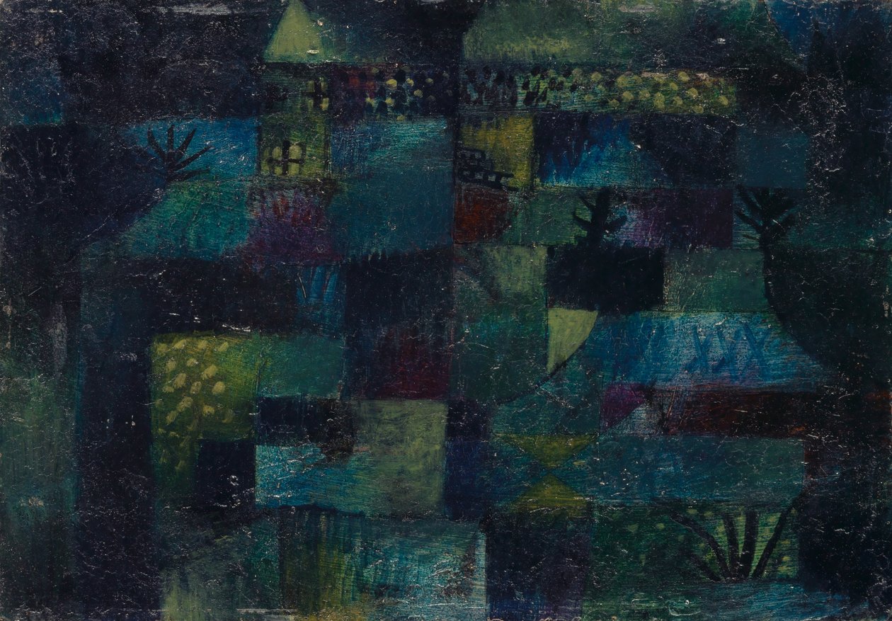 Tarasowy ogród autorstwa Paul Klee