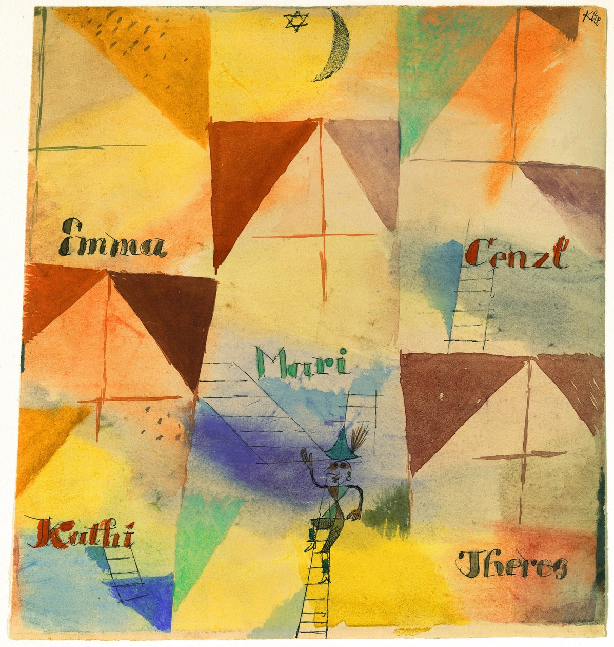 Bawarski Don Giovanni, 1919. autorstwa Paul Klee