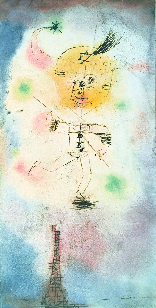 Kometa Paryża autorstwa Paul Klee