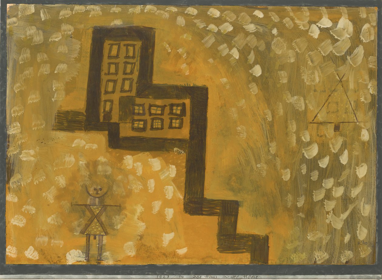 Dom na wysokości, 1923. autorstwa Paul Klee
