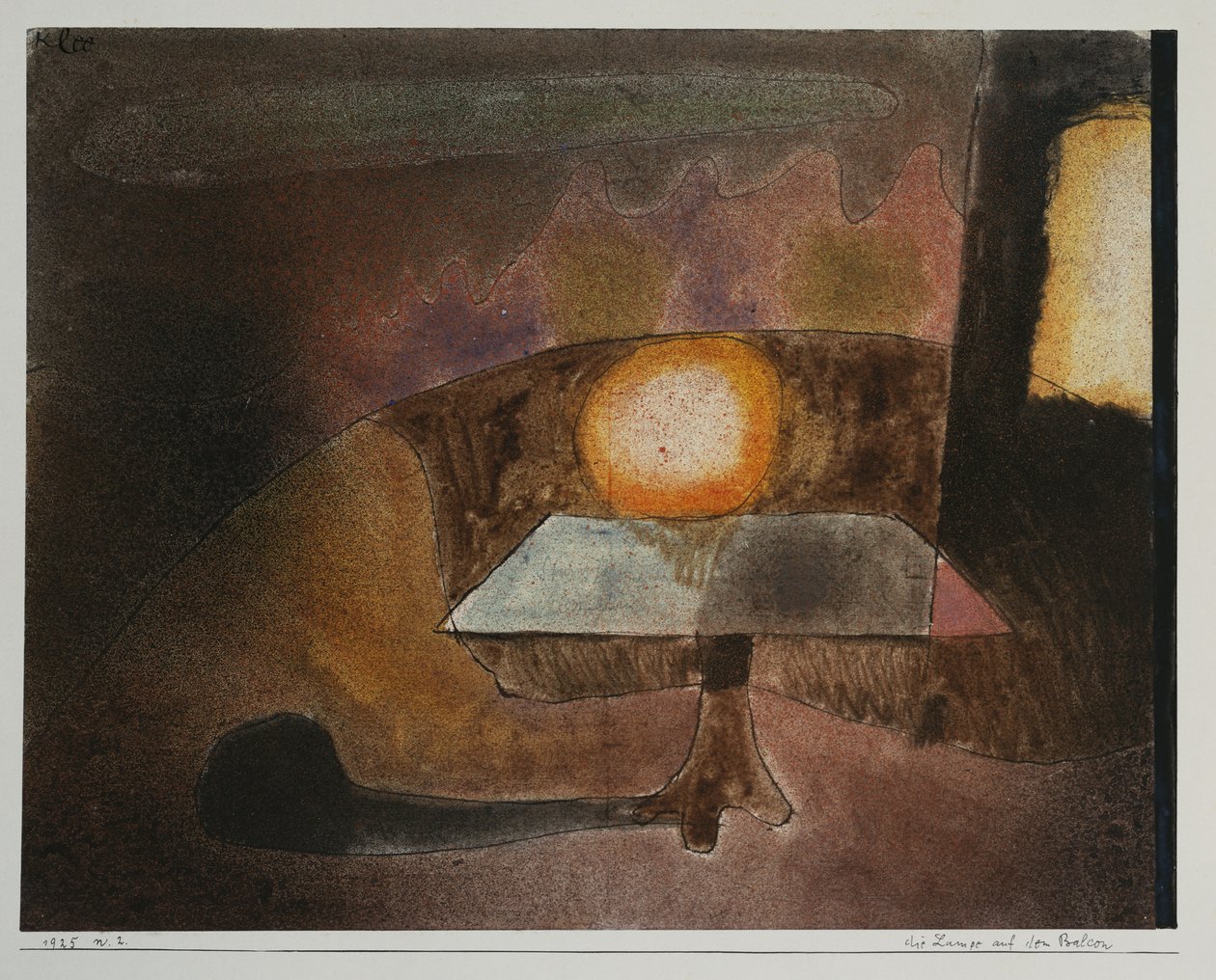 Lampa na tarasie autorstwa Paul Klee