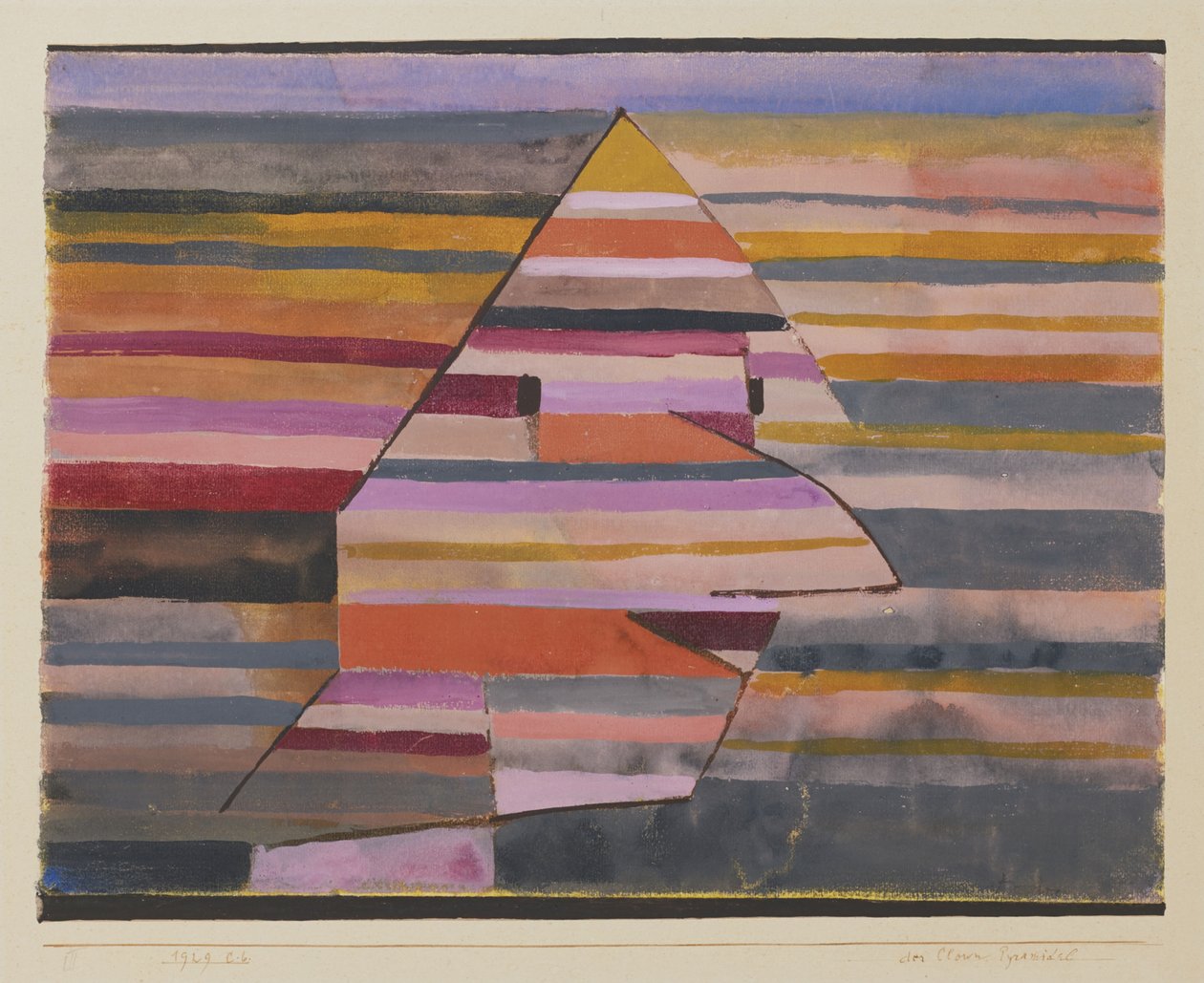 Klaun Piramidy autorstwa Paul Klee