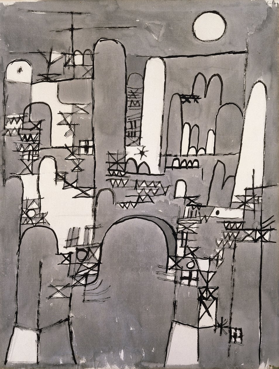 Wieża; Das Tor autorstwa Paul Klee