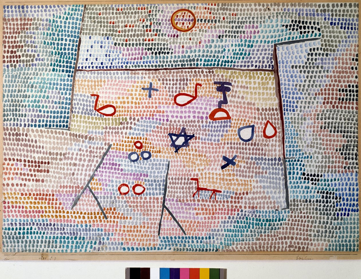 Zabawka (akwarela autorstwa Paul Klee