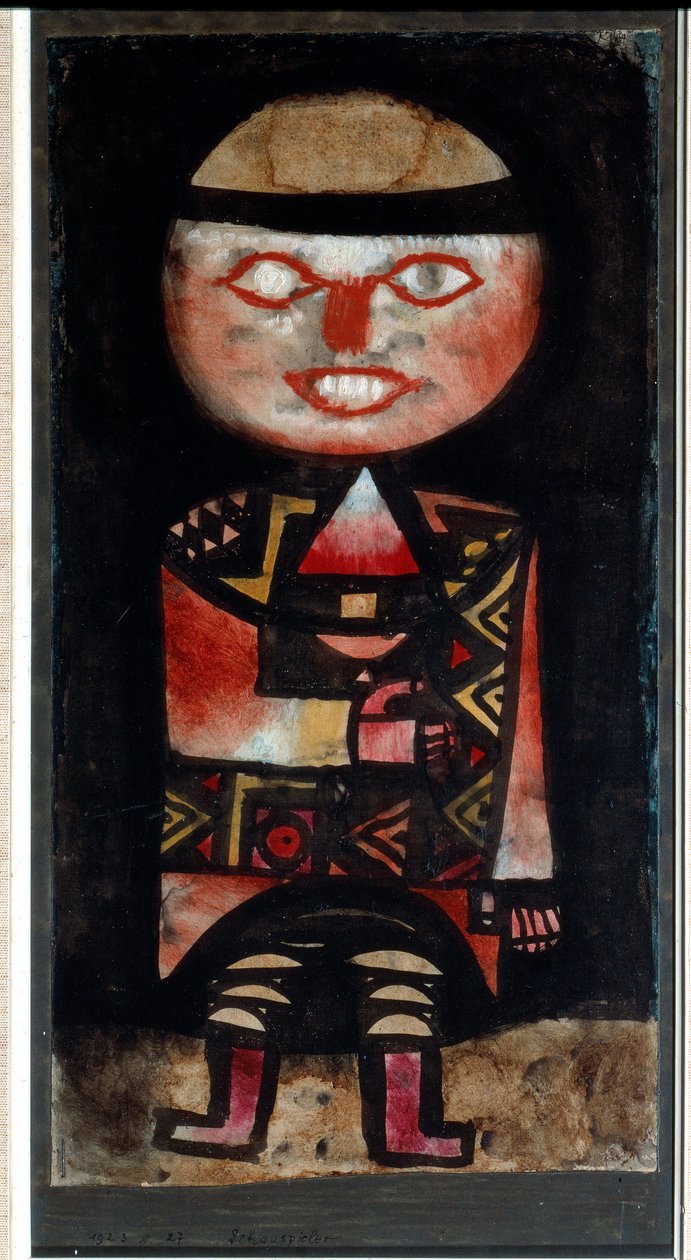 O comediante (Paintingpolish autorstwa Paul Klee