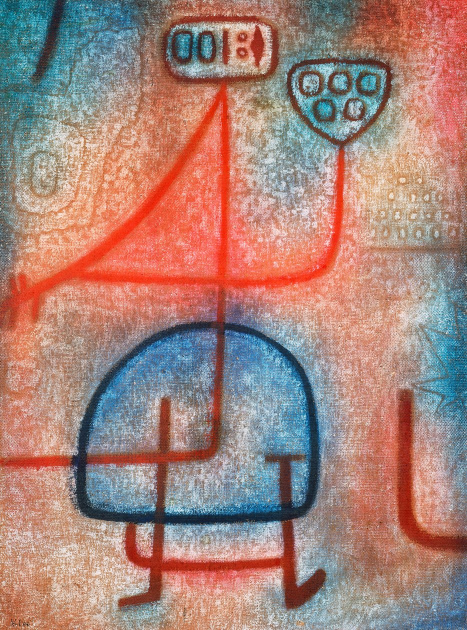 O lindo jardineiro (óleo sobre tela) polonês autorstwa Paul Klee