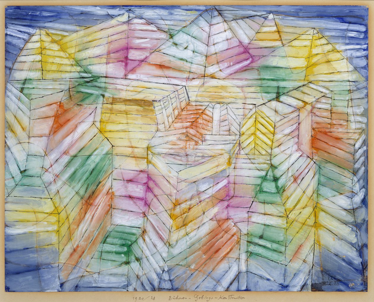 Teatr-Góra-Budowa autorstwa Paul Klee