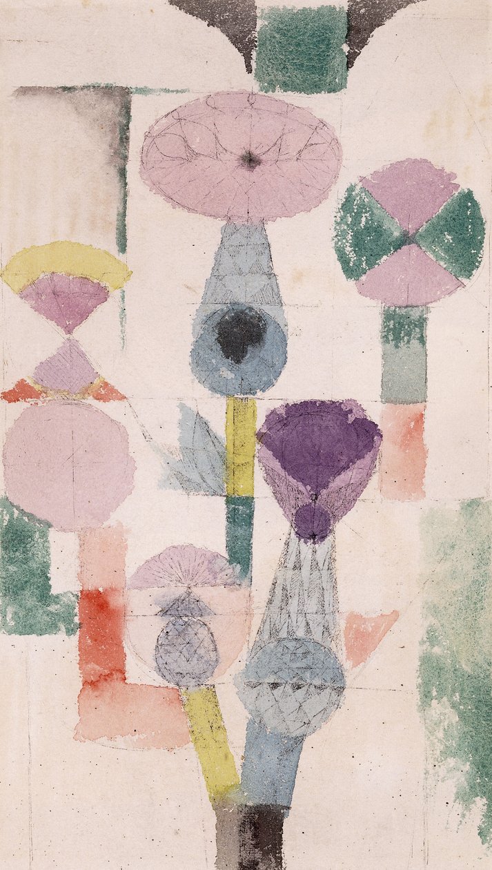 Flor de Cardo; Distelblutepolish autorstwa Paul Klee