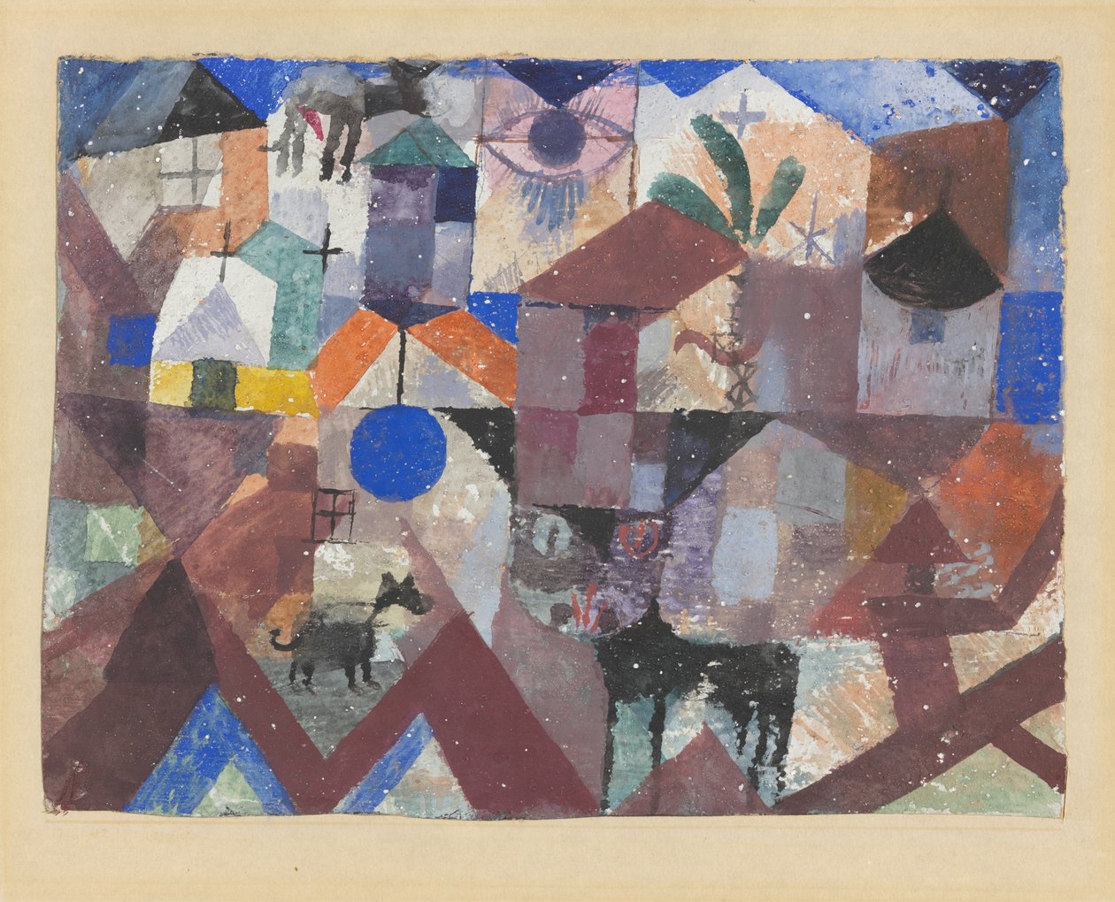 Tiergarten, 1918. autorstwa Paul Klee