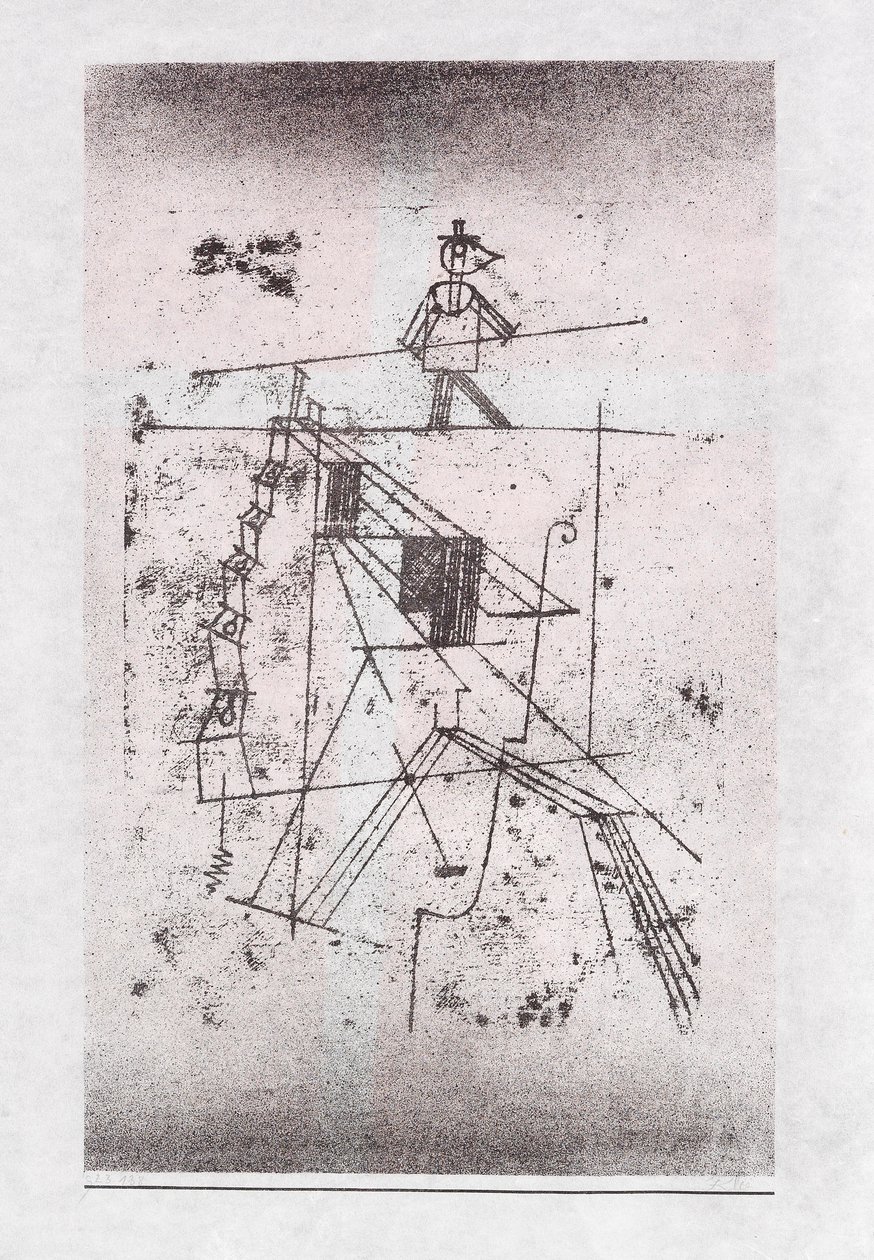 Linoskoczka, 1923. autorstwa Paul Klee