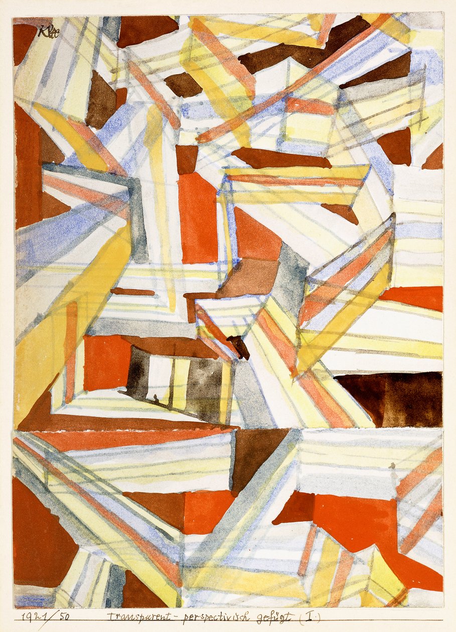 Punkt przezroczystej perspektywy autorstwa Paul Klee