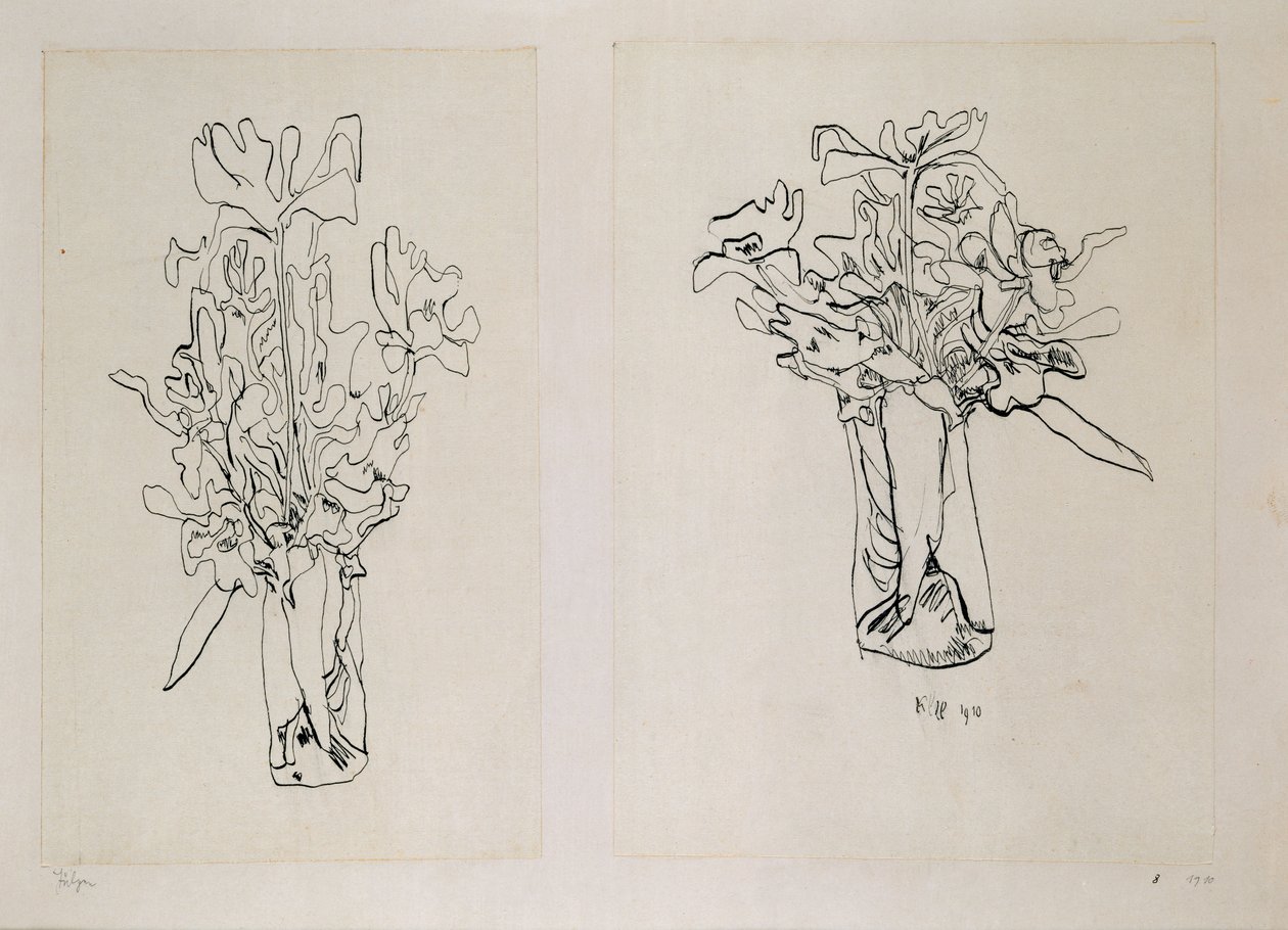 tulipany autorstwa Paul Klee