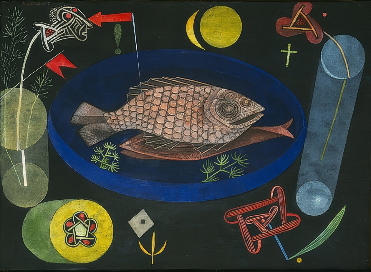 Wokół ryb. 1926 autorstwa Paul Klee