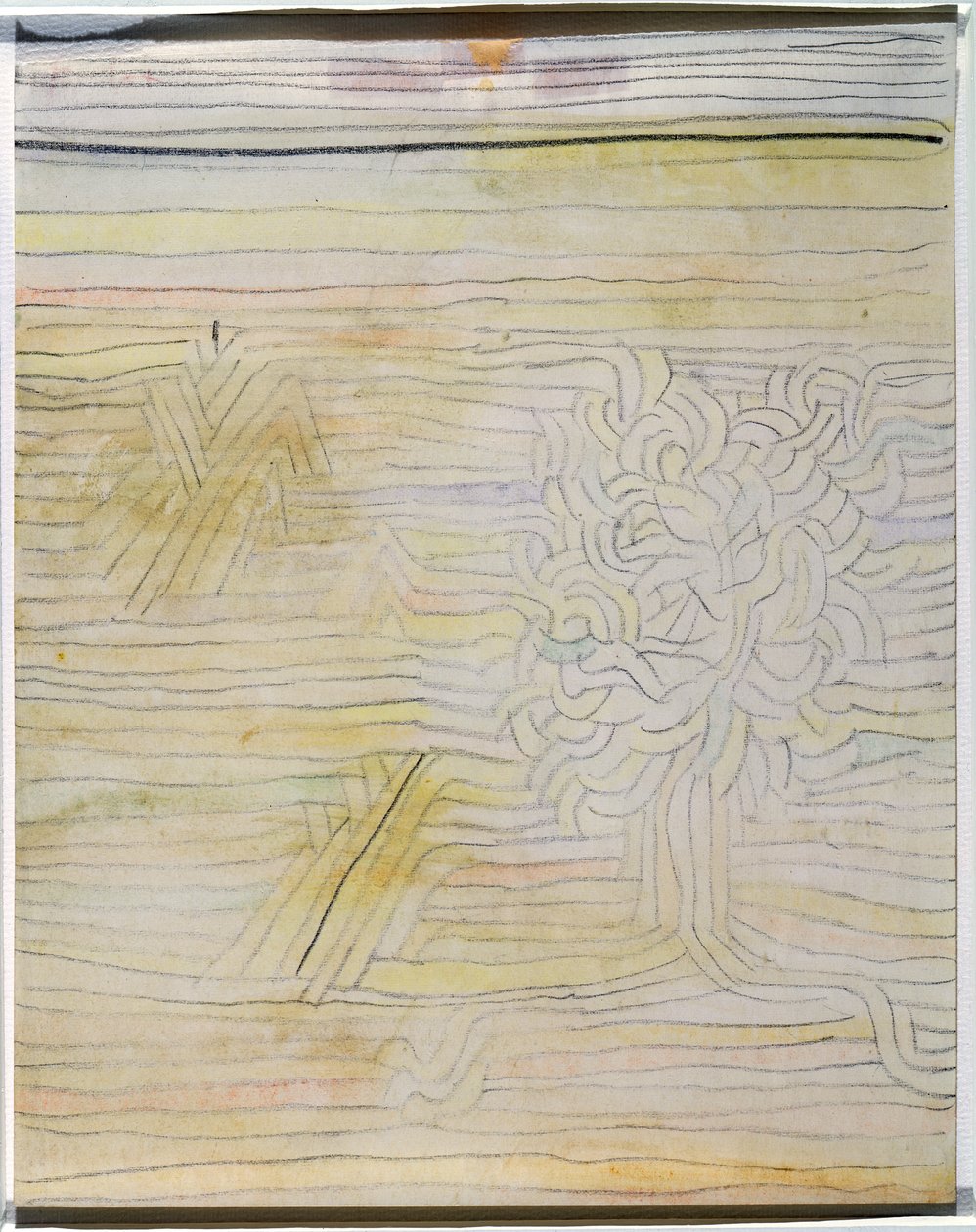 Bez tytułu, ok. 1934 (akwarela i kreda na papierze) autorstwa Paul Klee