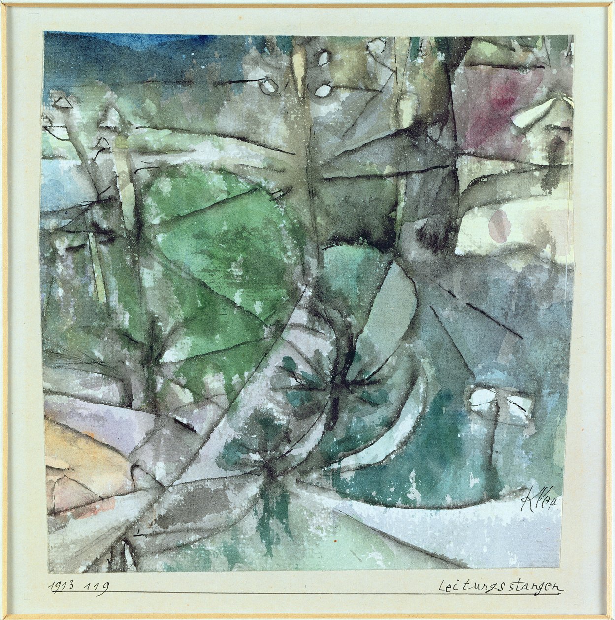 Słupy użytkowe autorstwa Paul Klee