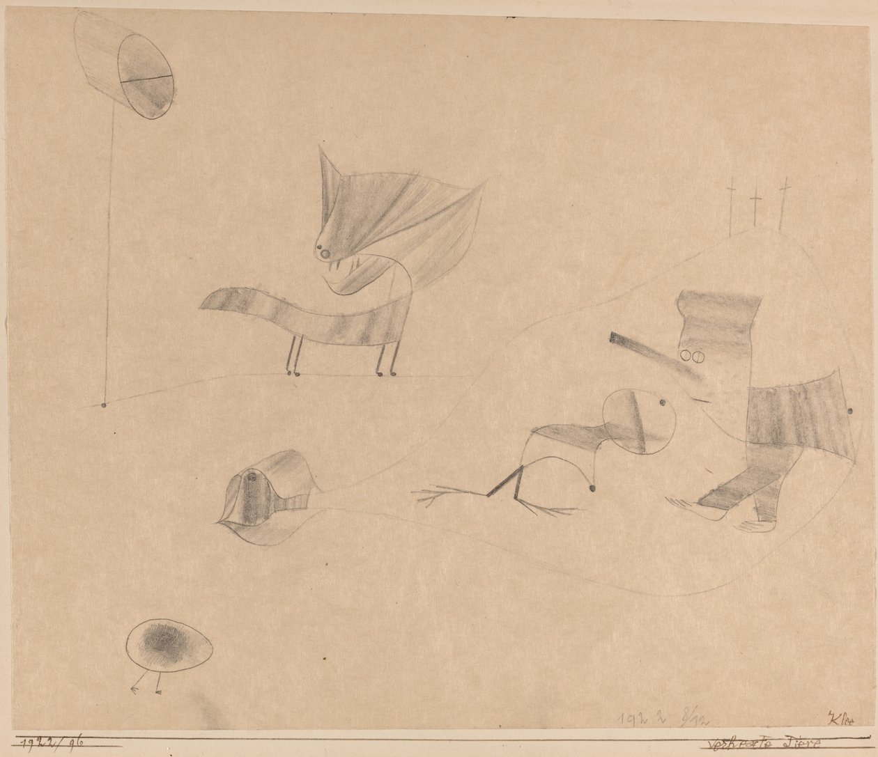 Zaczarowane Zwierzęta autorstwa Paul Klee