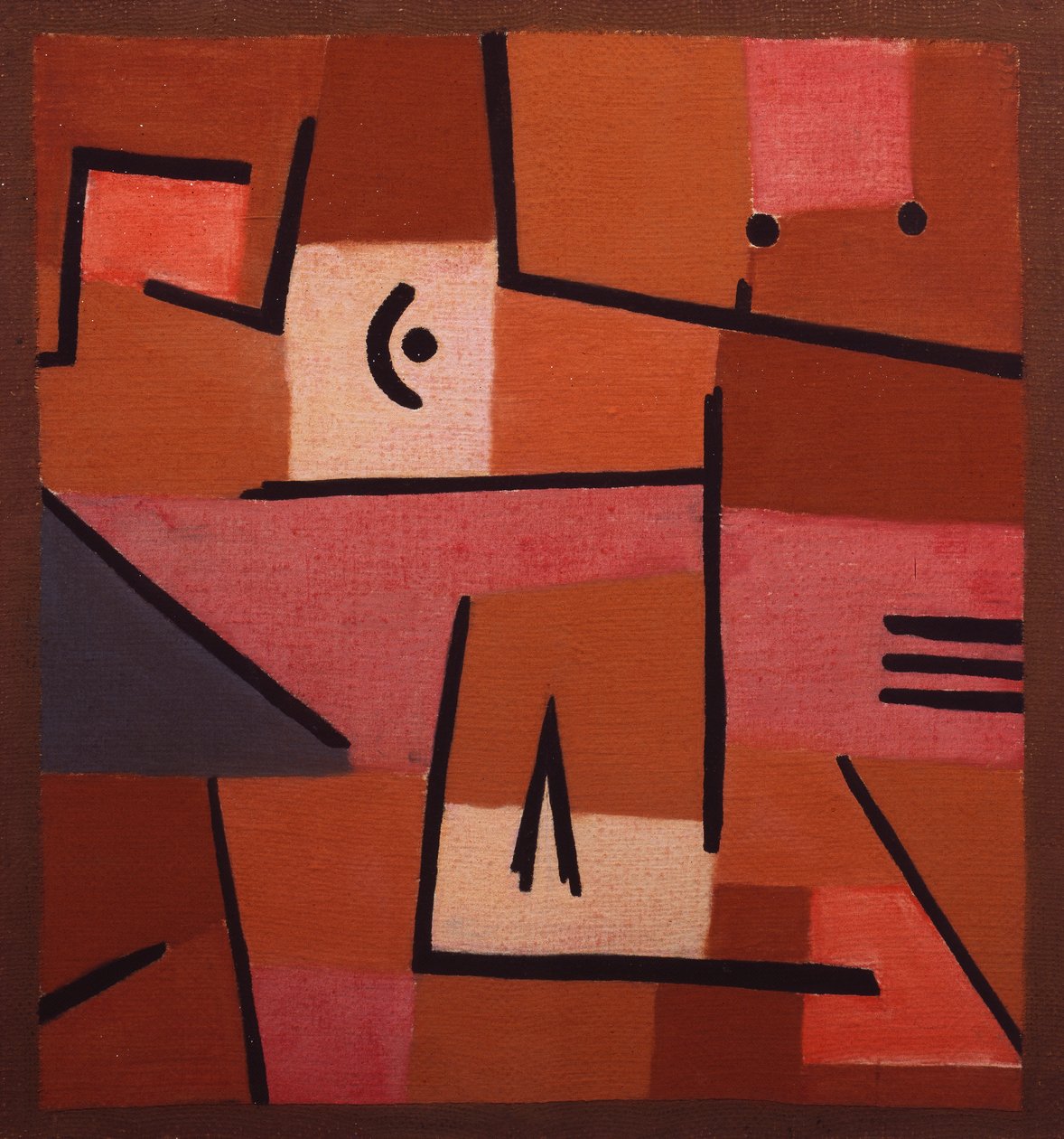 Widok z Czerwonego autorstwa Paul Klee
