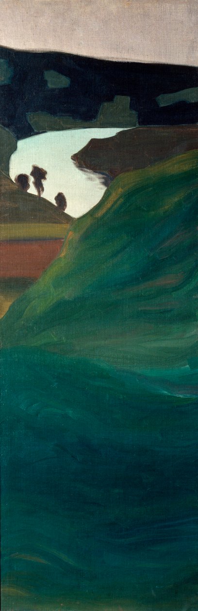 Widok na dolinę rzeki Aar (Malarstwo autorstwa Paul Klee