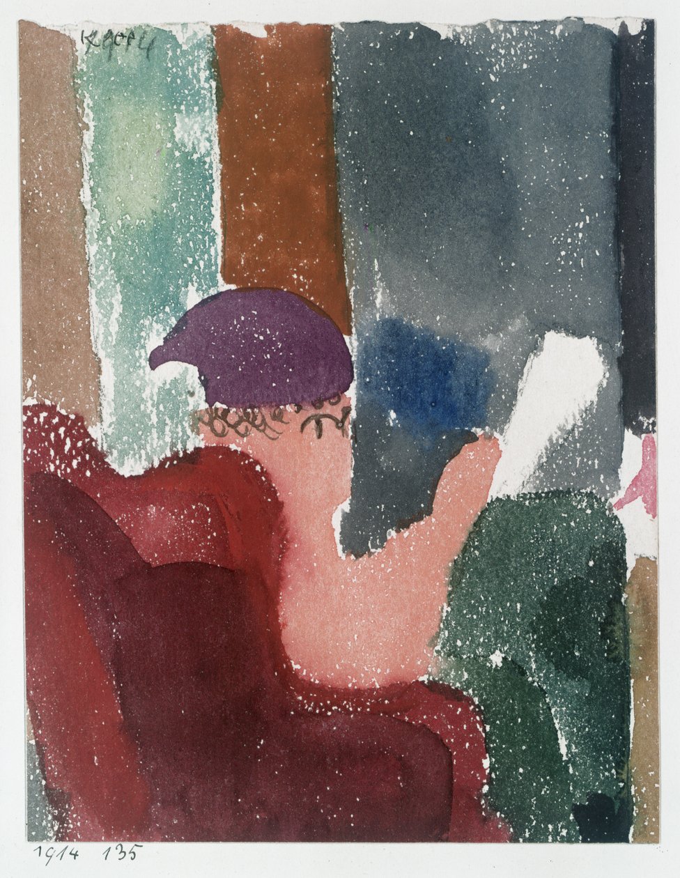 Fioletowa czapka autorstwa Paul Klee