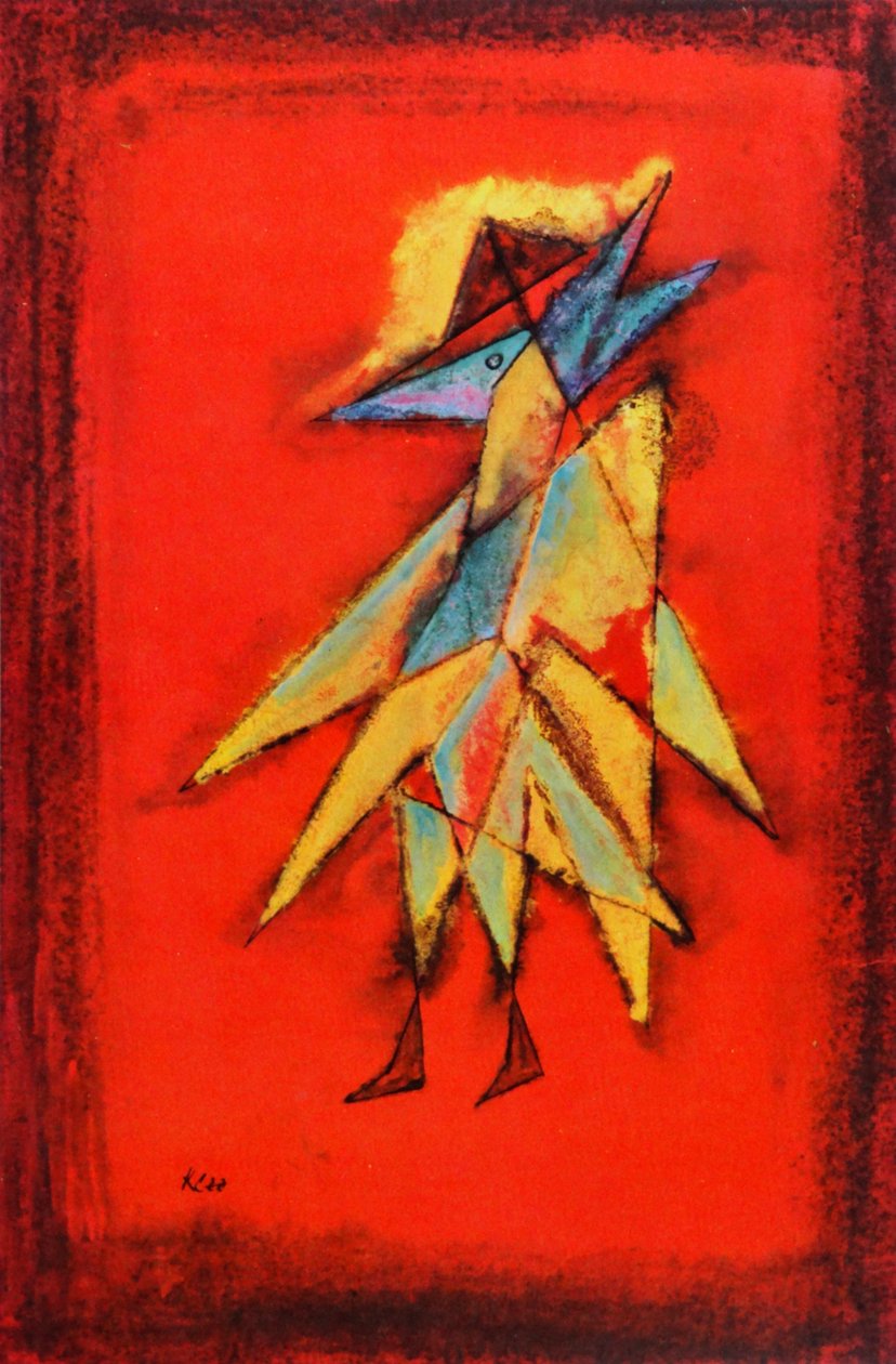 Wizjoner Birdman, ok. 1930 r. (olej na płótnie) autorstwa Paul Klee