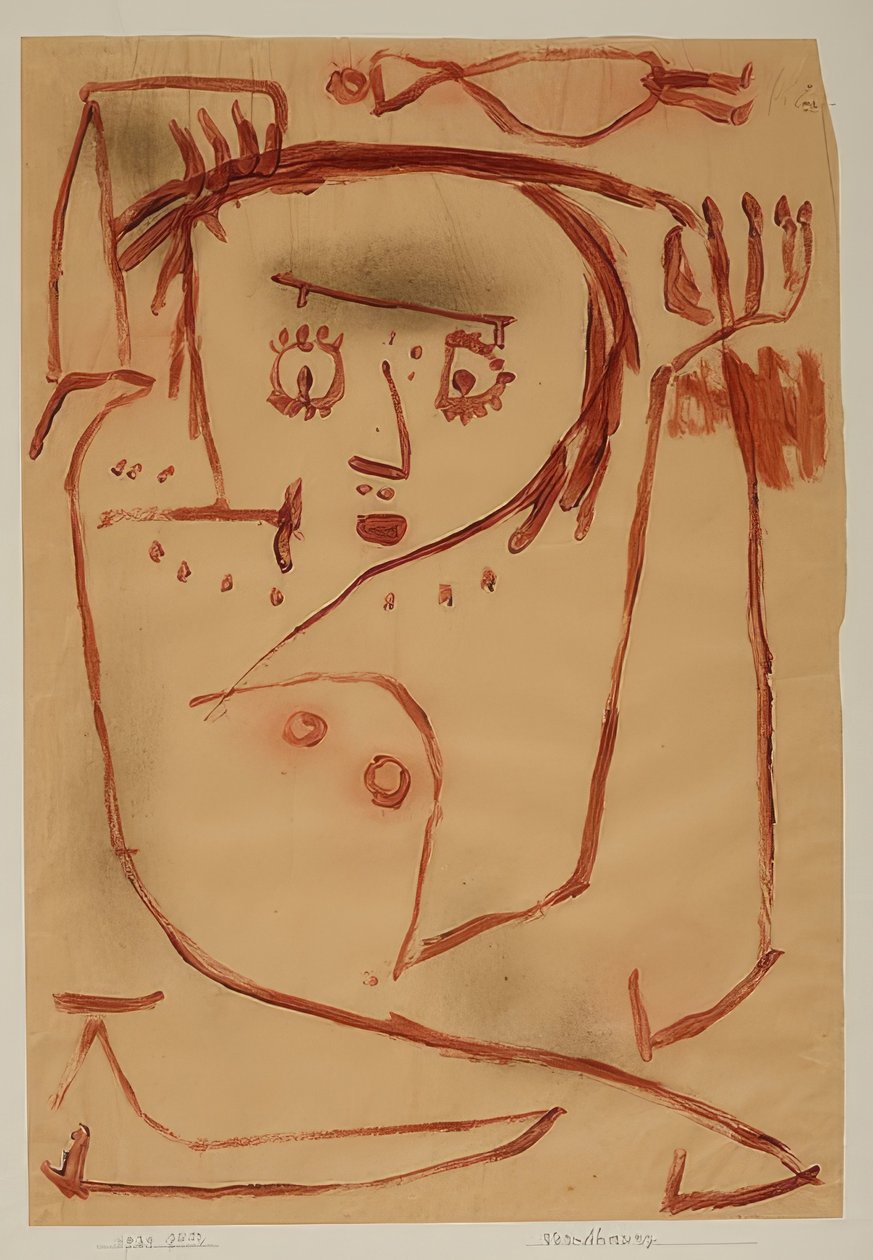 Przeczucie. 1939 autorstwa Paul Klee