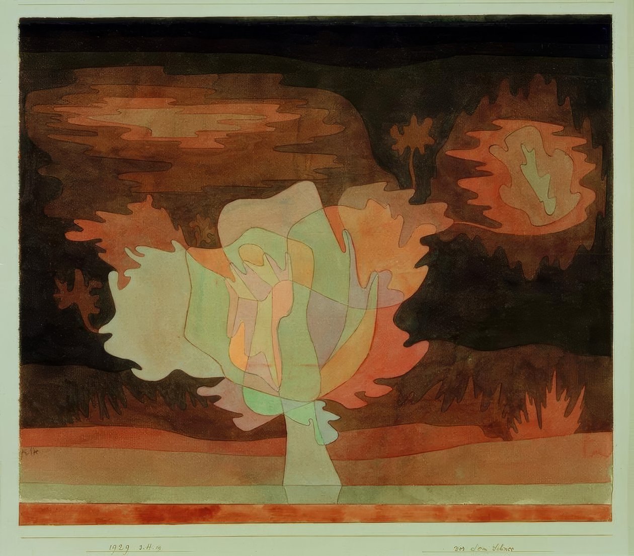 Przed śniegiem autorstwa Paul Klee