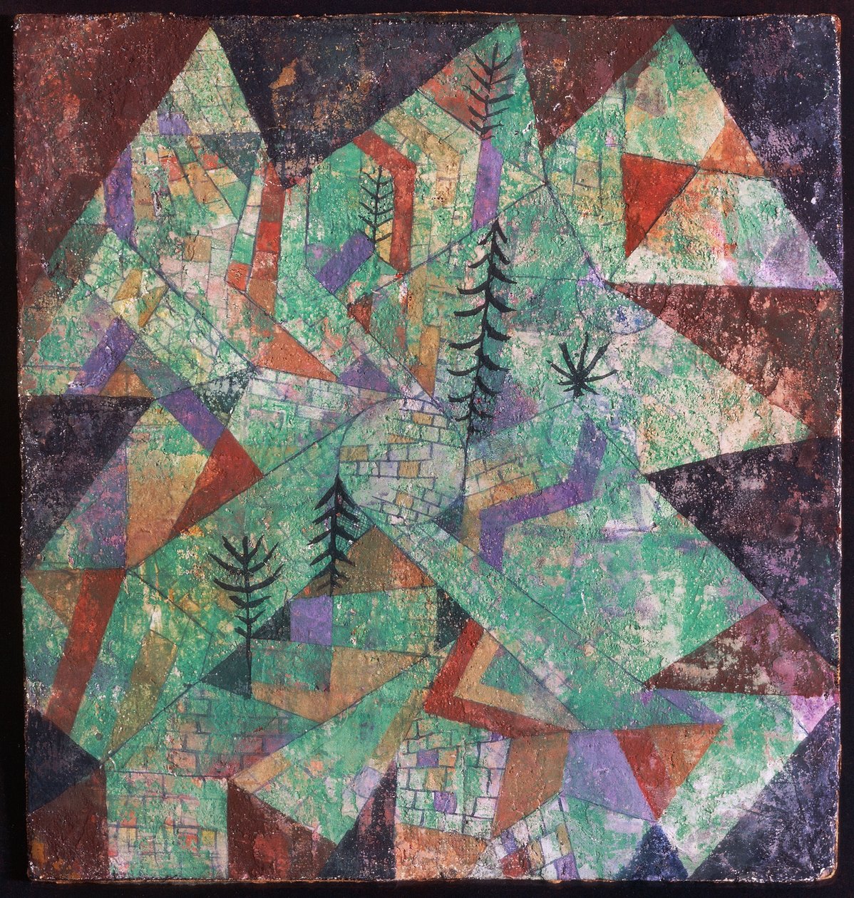 budownictwo leśne autorstwa Paul Klee