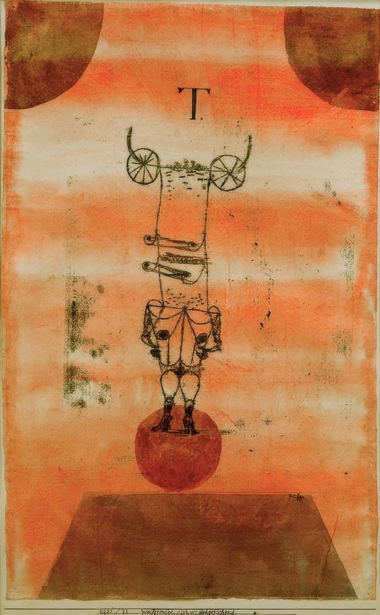 Diabeł, rządzący światem autorstwa Paul Klee