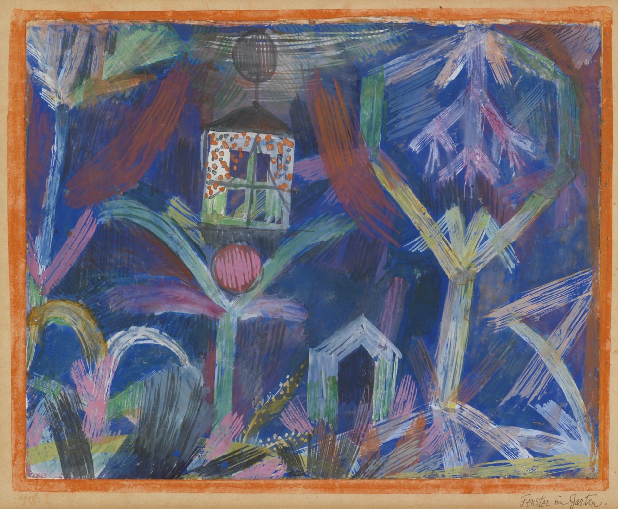 Okno w ogrodzie. autorstwa Paul Klee