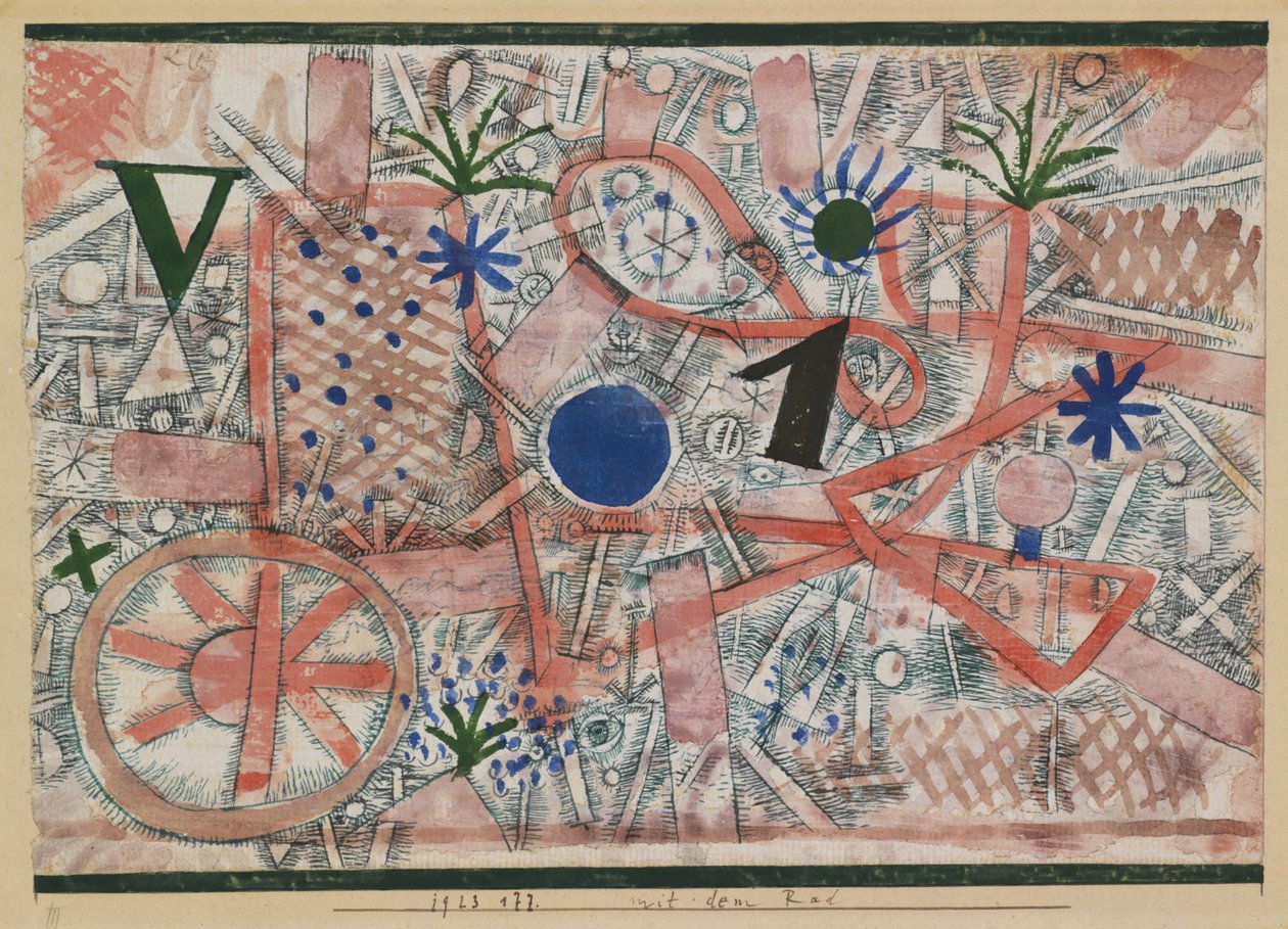 Z kołem. autorstwa Paul Klee
