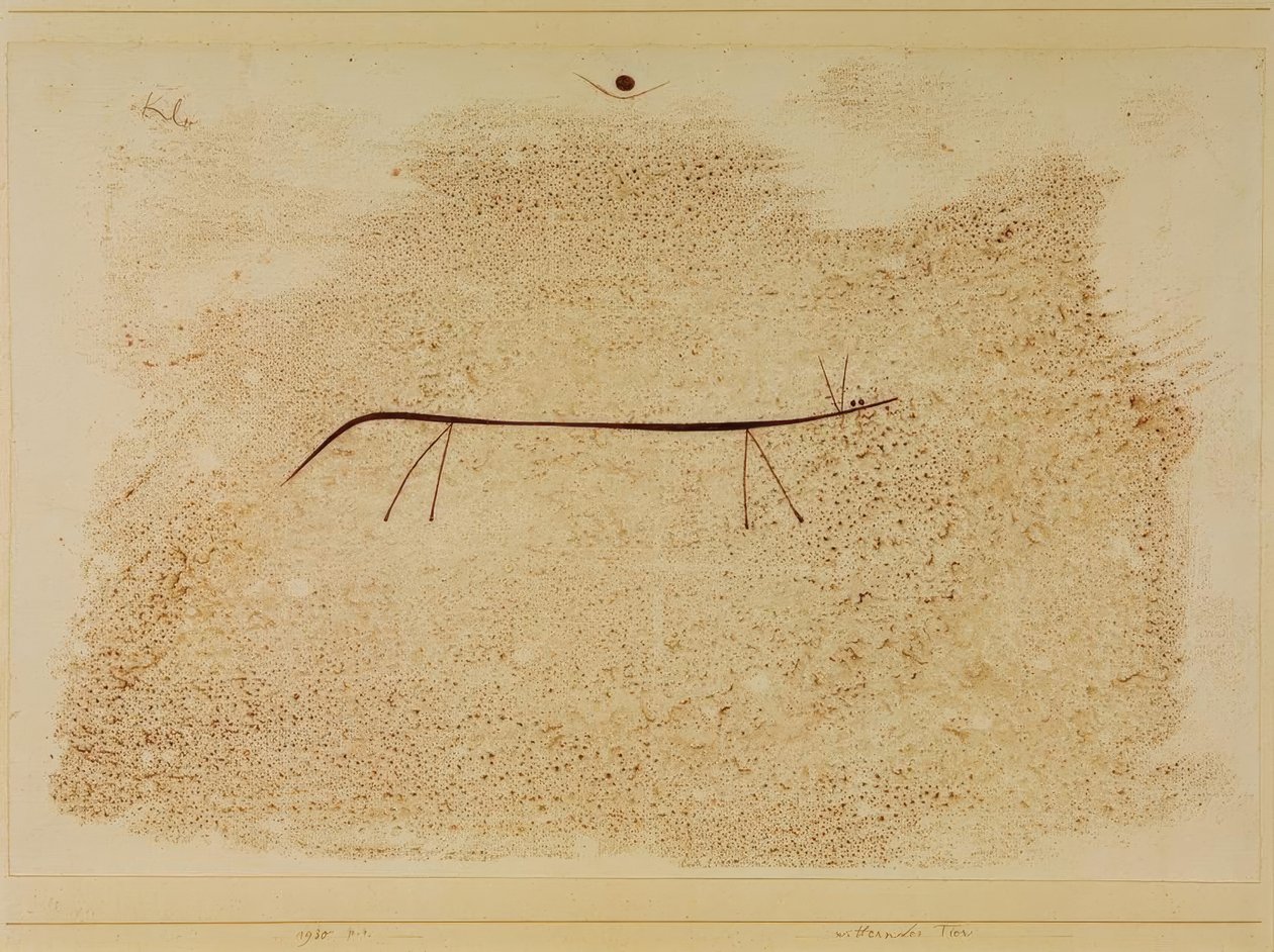 Pachnące zwierzę autorstwa Paul Klee