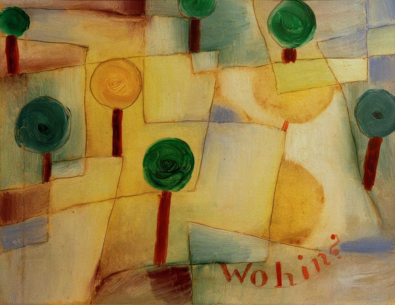 Gdzie? autorstwa Paul Klee