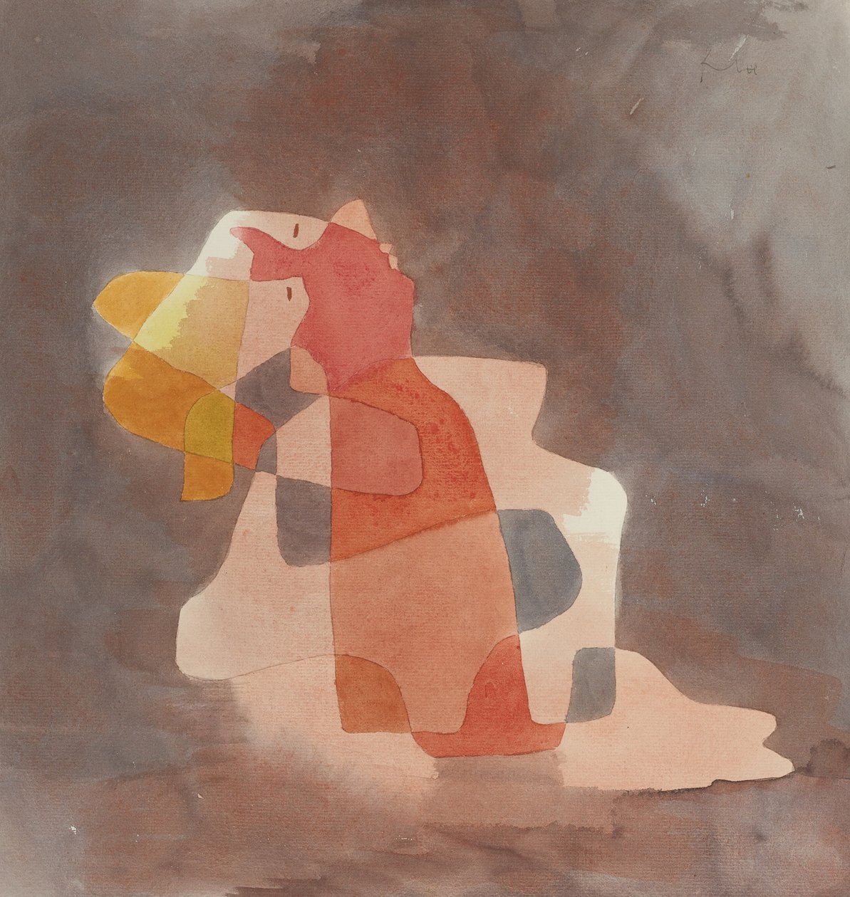 Kobieta odchylająca się do tyłu, 1929 autorstwa Paul Klee