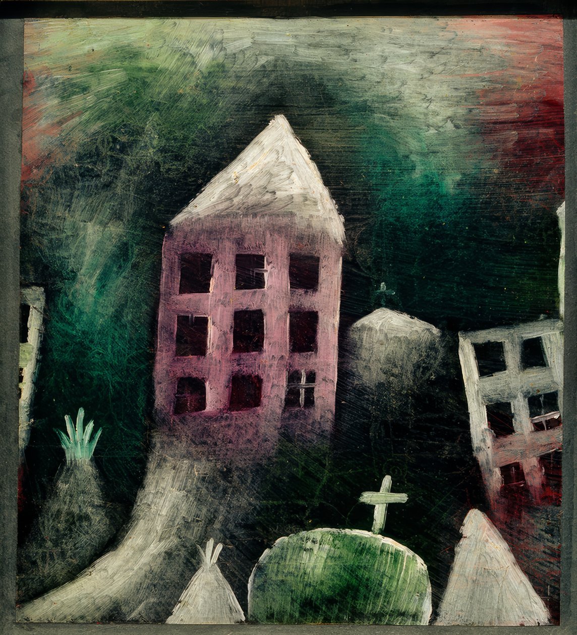 Zniszczone miejsce autorstwa Paul Klee