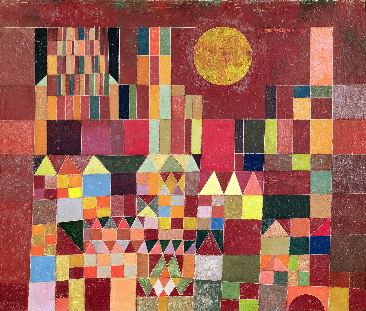 Więc wzrosło 0883 autorstwa Paul Klee