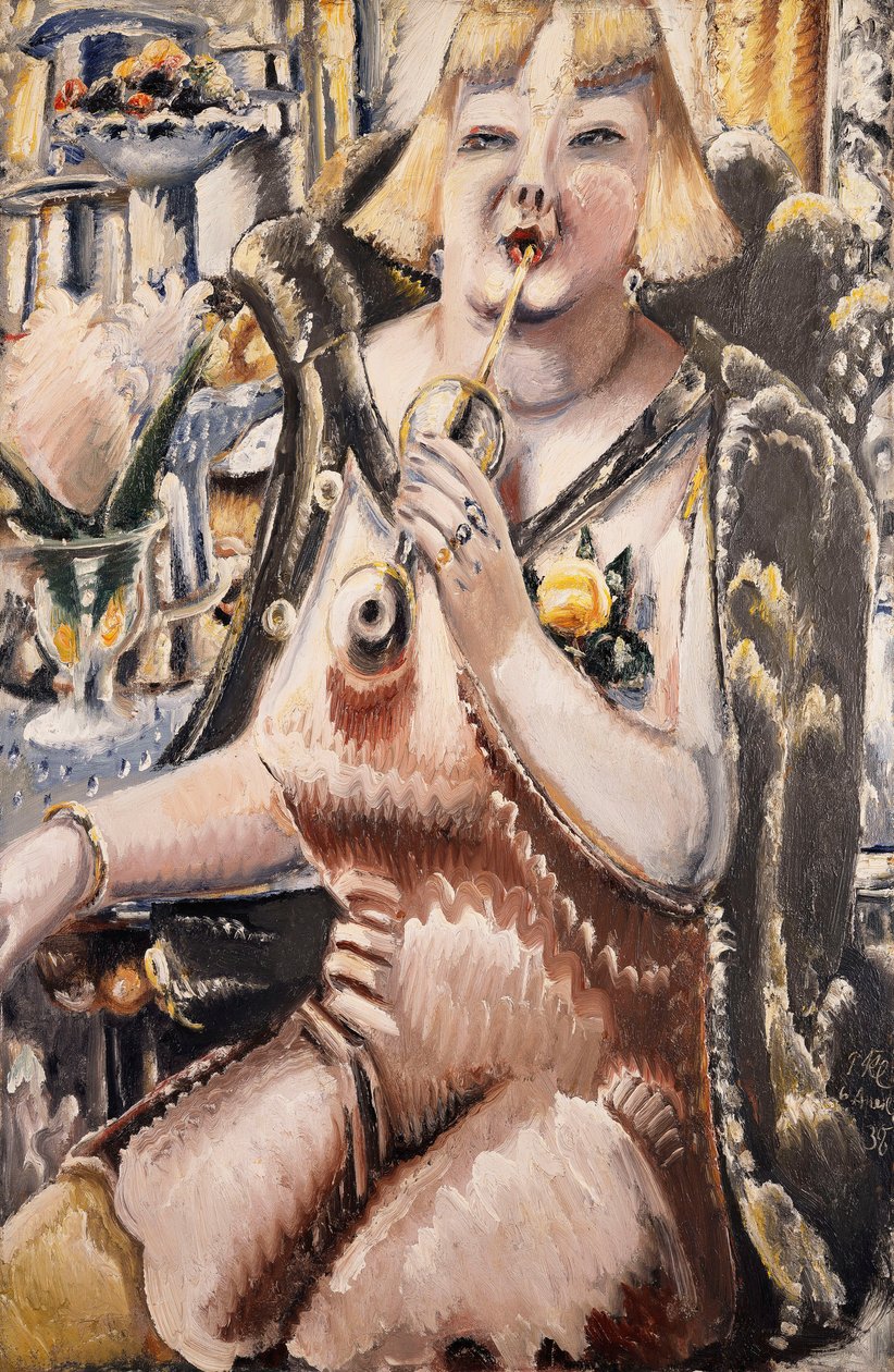 Gospodyni w klubie nocnym; Artysta autorstwa Paul Kleinschmidt
