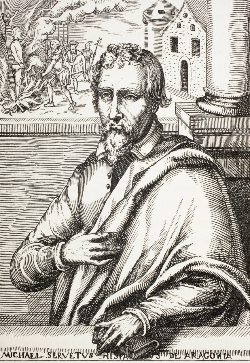 Michael Servetus, znany również jako Miguel Servet lub Miguel Serveto autorstwa Paul Lacroix