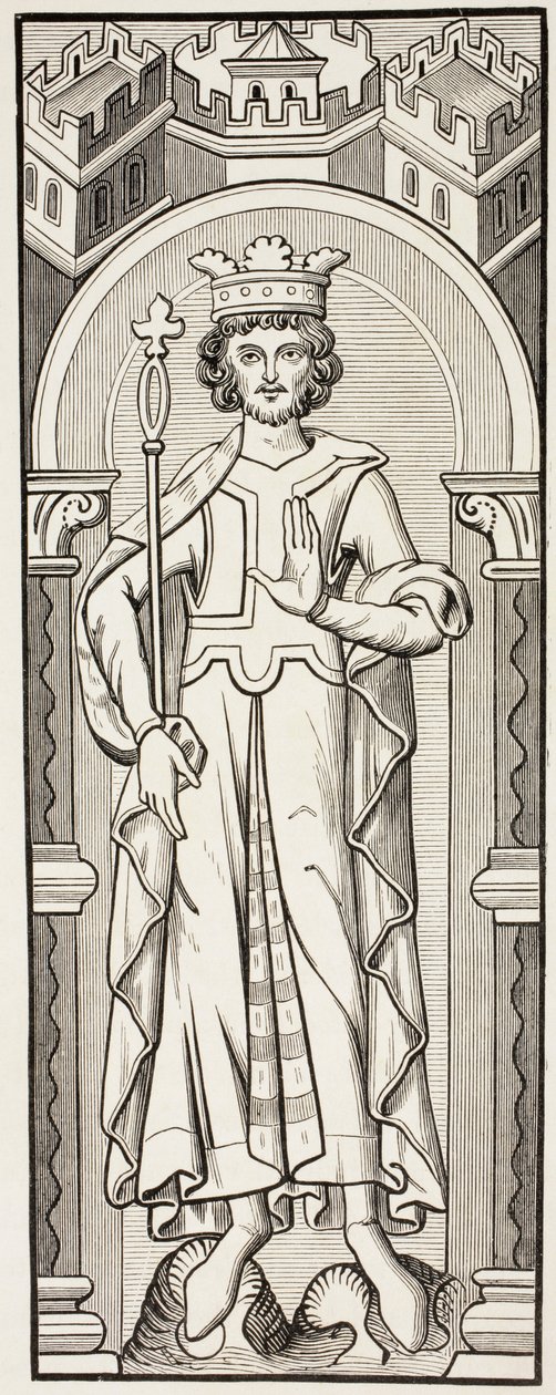 Filip II 1245-1285, zwany Śmiałym, król Francji. autorstwa Paul Lacroix